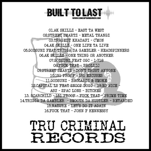 BTL-TRU CRIMINAL RECORDS - Verso